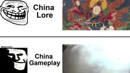 China Lore vs China Gameplay