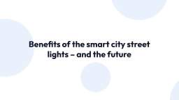 The role of street lights in the smart city of London