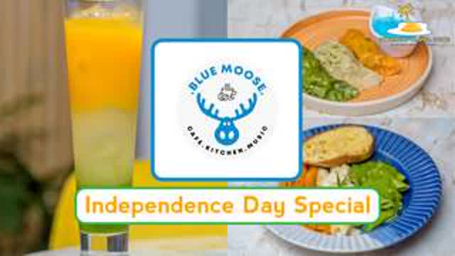 Blue Moose - Independence Day Special Menu