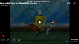 spongebob pooping biggest gets interrupted