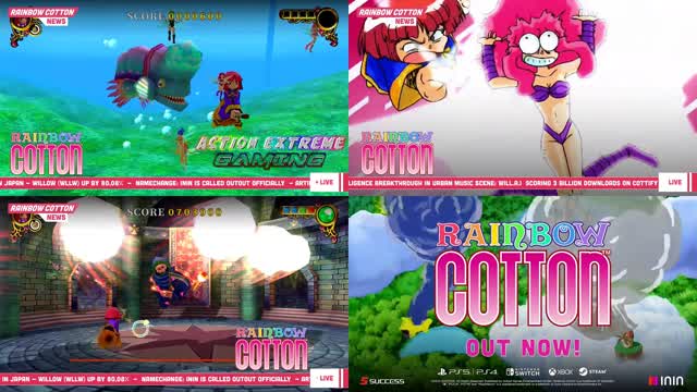 Rainbow Cotton HD Remastered (Nintendo Switch and Playstation 4) Available Now Trailer