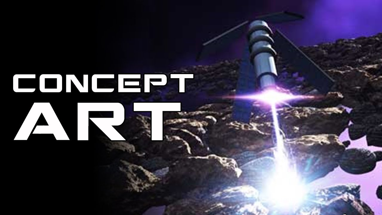 Concept Art - Asteroid Mining