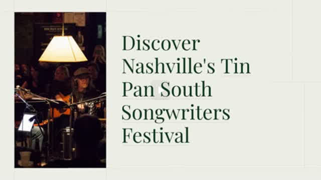The Tin Pan South Songwriters Festival