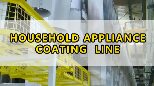 Automatic Powder Coating Line For Household Appliances Water Heaters