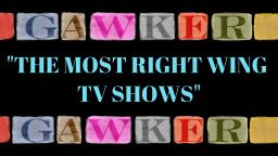 Gawker Ranks Most Conservative TV Shows